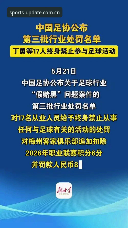 中国足协第三批禁足名单公布，哪些足球从业者被终身禁止参与足球活动？